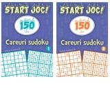 Pachet Start joc! 150 de careuri sudoku (2 volume)