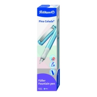 Stilou Pina Colada, culoare albastru metalizat, penita M