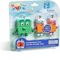Set figurine Numberblocks - Patru & Teribilii Doi