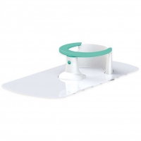 Scaun de baie cu covoras antiderapant - Verde