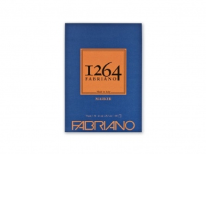 Bloc desen 1264 Marker, A4, 70gr, 100 file, fara spirala Fabriano