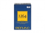 Bloc desen 1264 Schizzi, A4, 90gr, 120 file, cu spirala pe lungime Fabriano