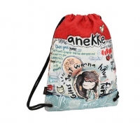 Sac de sport Anekke Fun & Music Sunrise Girl Just Wanna Have Fun, 33x45x7cm