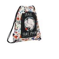 Sac de sport Anekke Fun & Music Fancy Negru, 33x45x7cm
