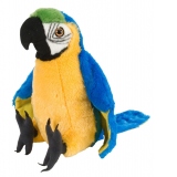 Papagal Macaw Galben - Jucarie Plus Wild Republic 30 cm