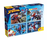 Puzzle de colorat maxi  - Spiderman (4 x 48 de piese)