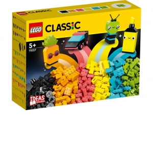 LEGO Classic - Distractie creativa in culori neon