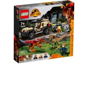 LEGO Jurassic World - Transportul de Pyroraptor şi Dilophozaur