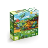 Puzzle Agro Machines - Puzzle copii, 100 piese