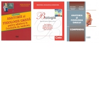 Pachet Barrons Admitere la medicina (3 carti): 1. Barrons Anatomie si fiziologie umana pentru admitere la facultatile de medicina; 2. Biologie - Manual pentru clasa a XI-a; 3. Anatomia si fiziologia omului - Compendiu