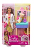 Barbie Cariere Set cu Papusa Doctor Pediatru Satena