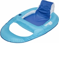 Swimways Sezlong Plutitor Recliner cu Spatar si Suport Pahare