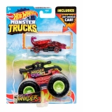 Hot Wheels Monster Truck si Masinuta Metalica Invader