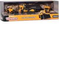 Majorette Set 4 Masinute Metalice Volvo 7.5cm