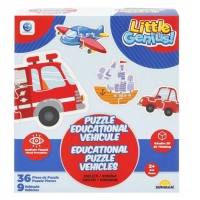 Puzzle educational cu vehicule, 36 piese
