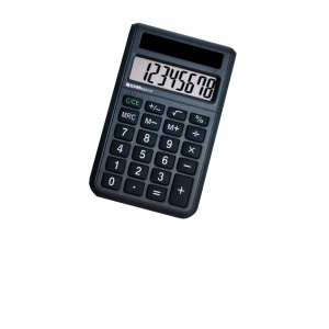 Calculator de buzunar ECO 8 digiti, 60 x 97,5 x 11,5 mm, Eleven ECO 110