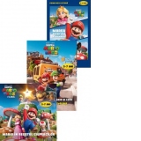 Pachet Super Mario (3 carti): 1. Mario in Regatul Ciupercilor; 2. Distreaza-te cu Mario si Luigi; 3. Marea aventura a lui Mario