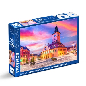 Puzzle 1000 piese Piata Sfatului, Brasov