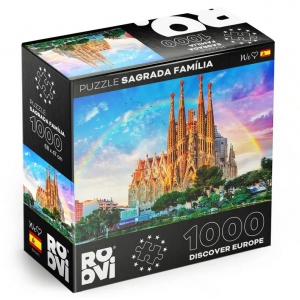 Puzzle 1000 piese Sagrada Familia, Barcelona, Spain
