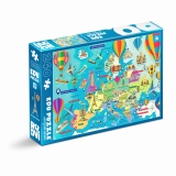 Puzzle pentru copii Descopera Europa / Discover Europe, 240 piese