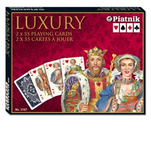 Set carti de joc de lux, 2 x 55, Luxury