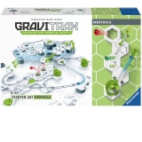 Joc de constructie Gravitrax Starter Set Obstacle, set de baza Cursa cu Obstacole