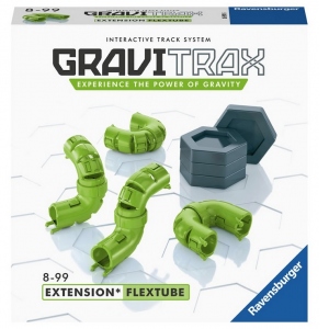 Joc de constructie Gravitrax Flextube, Tub flexibil, set de accesorii