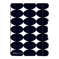 Caiet my.book flex A5 40 file punctat, Just Black