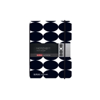 Caiet my.book flex A6, 40 file, punctat, motiv Just Black