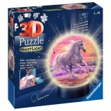 Puzzle 3D Luminos Cal Pe Plaja, 72 Piese