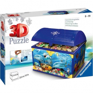 Puzzle 3D Cutie Comori Cu Animale, 216 Piese