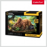 Cubic Fun - Puzzle 3D Triceratops 44 Piese