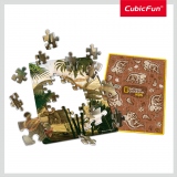 Cubic Fun - Puzzle In Cutie Triceratops 63 Piese