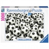 Puzzle Provocare Mingi De Fotbal, 1000 Piese