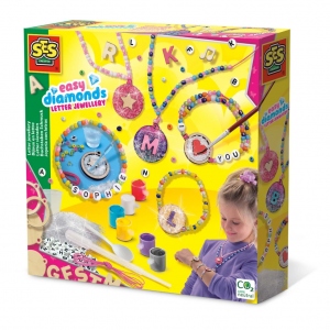 Set creativ - Bijuterii cu margele cu litere