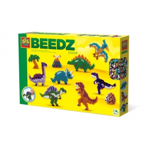 Set creativ Beedz - Margele de calcat Lumea dinozaurilor