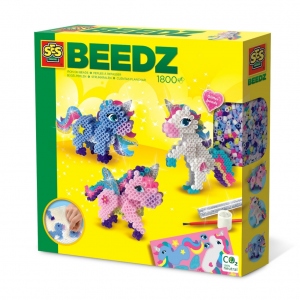 Set creativ Beedz - Margele de calcat Unicorni