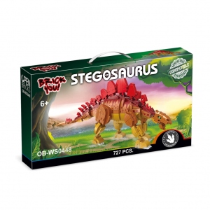Jucarie - Seturi de constructie - Dinozaur Stegozaur (727 piese)
