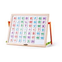 Tabla magnetica de pus pe masa cu litere