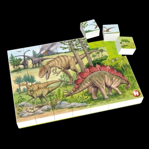 Puzzle Lumea dinozaurilor Hubelino (35 piese)