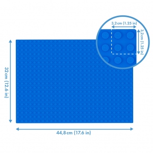 Placa de baza 28x20  Hubelino (albastru)