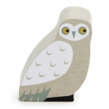 Figurina Bufnita, din lemn premium - Owl