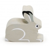 Figurina Iepure polar, din lemn premium - Snow Hare