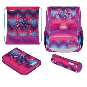 Ghiozdan echipat Loop Plus, motiv Funky Horse