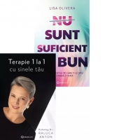 Pachet (2 carti) De vorba cu sinele tau: 1. Terapie 1 la 1 cu sinele tau; 2. Nu sunt suficient de bun. Rescrie povestile pe care ti le spui si schimba-ti viata