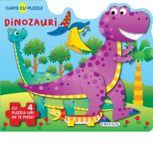 Vezi detalii pentru Carte cu puzzle - Dinozauri