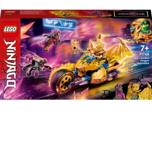 LEGO Ninjago - Motocicleta-dragon aurie a lui Jay