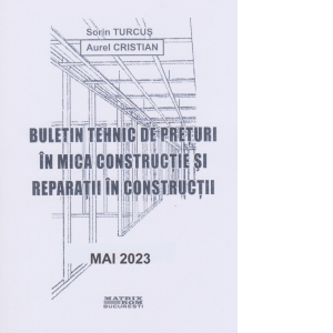 Buletin tehnic de preturi in mica constructie si reparatii in constructii, mai 2023 image2