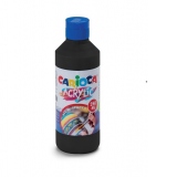 Acuarele acrilice tempera Carioca 250 ml (culoare negru)