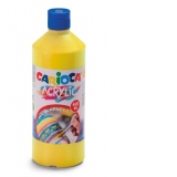 Acuarele acrilice tempera Carioca 500 ml (culoare galben)